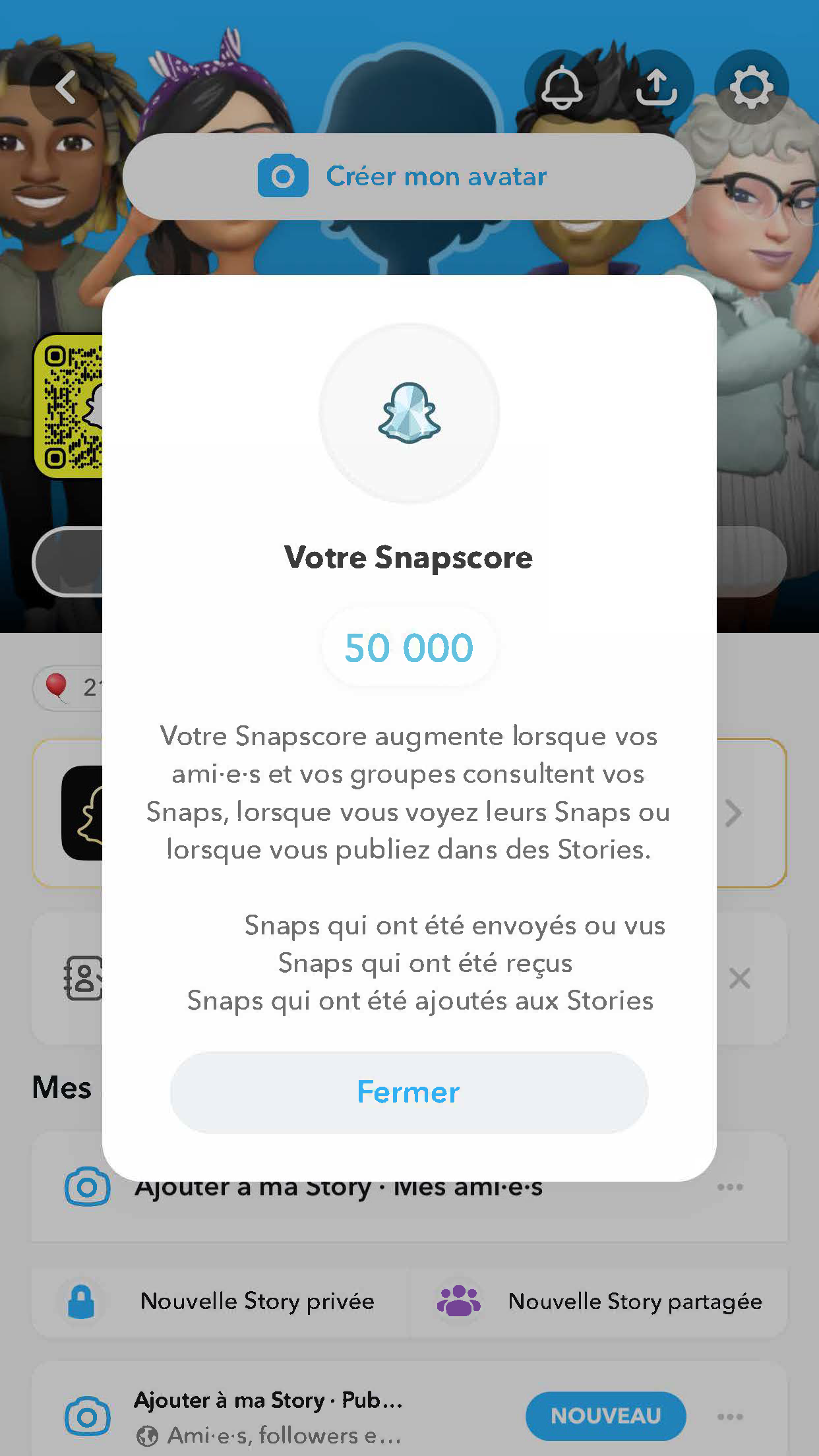 Compte Snapchat 50k snapscore 👻
